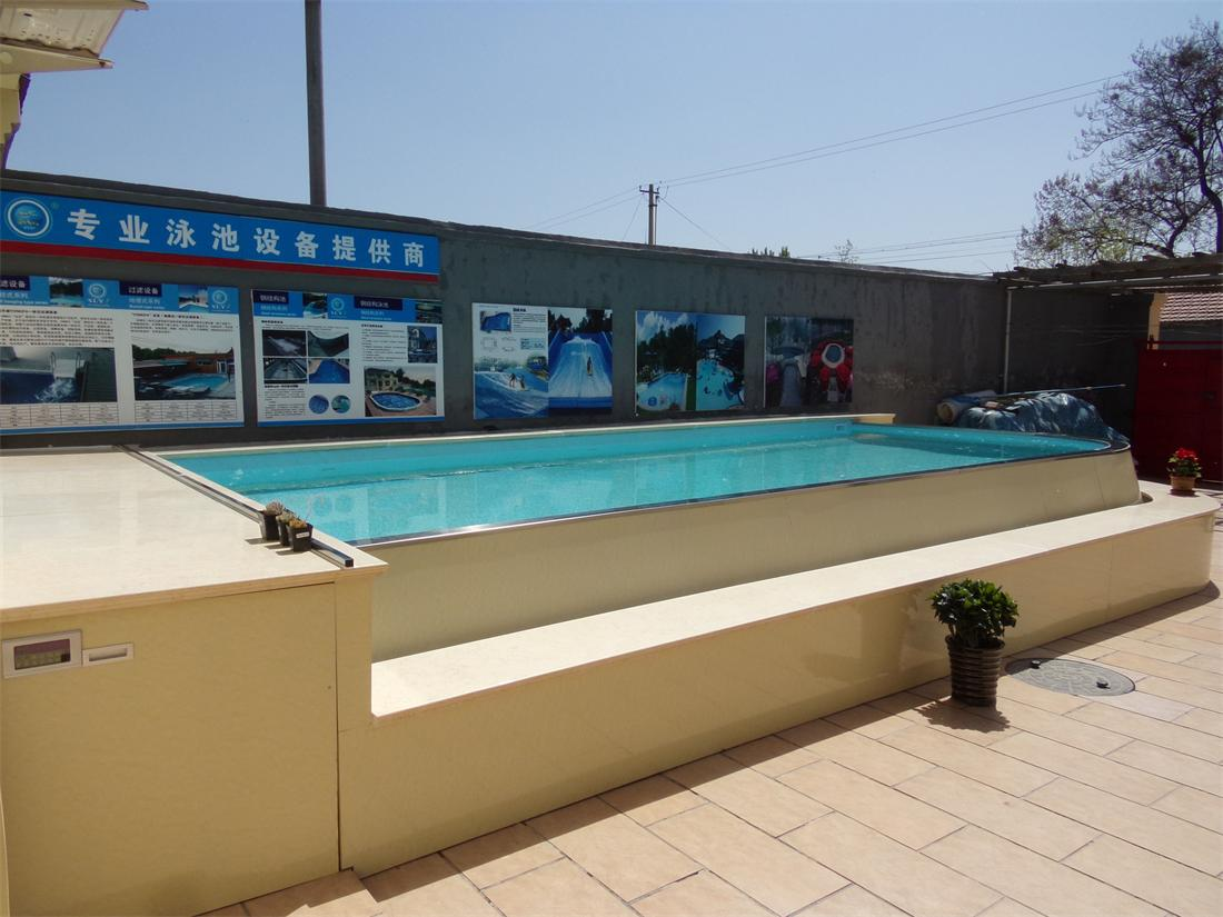 简阳农家乐室外双泳池 - 泳池案例 - 成都瑞鲸机电设备有限公司